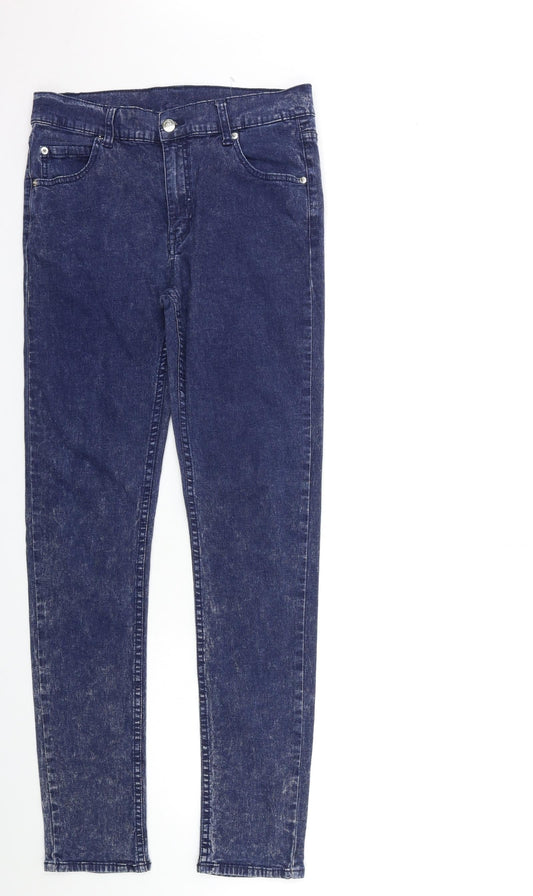 Womens UK Size 32 in Cheap Monday Regular Fit Skinny Blue Jeans