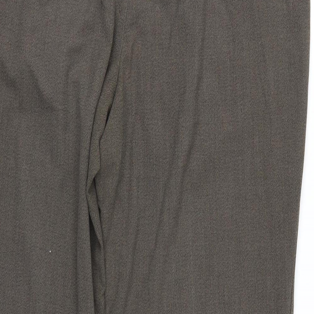 Womens UK Size 36 Robell Regular Fit Brown Trousers