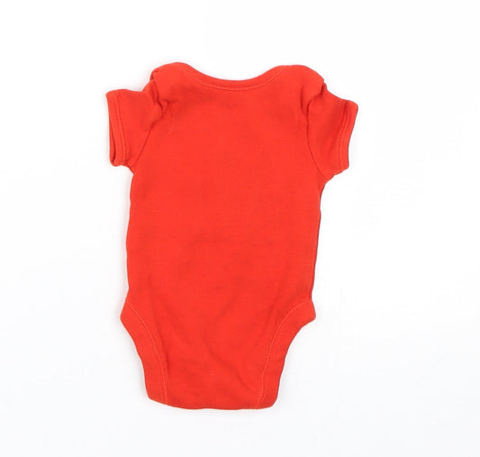 George Baby Red Babygrow One-Piece Size 0-3 Months - First size 4.1kg