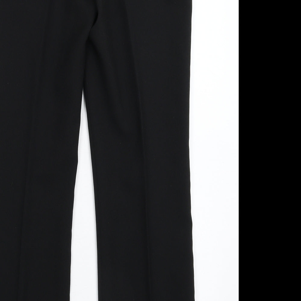 Womens UK Size 10 Dorothy Perkins Regular Fit Dress Pants Black Trousers