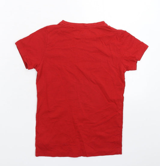 NEXT Boys Red Basic T-Shirt Size 8 Years