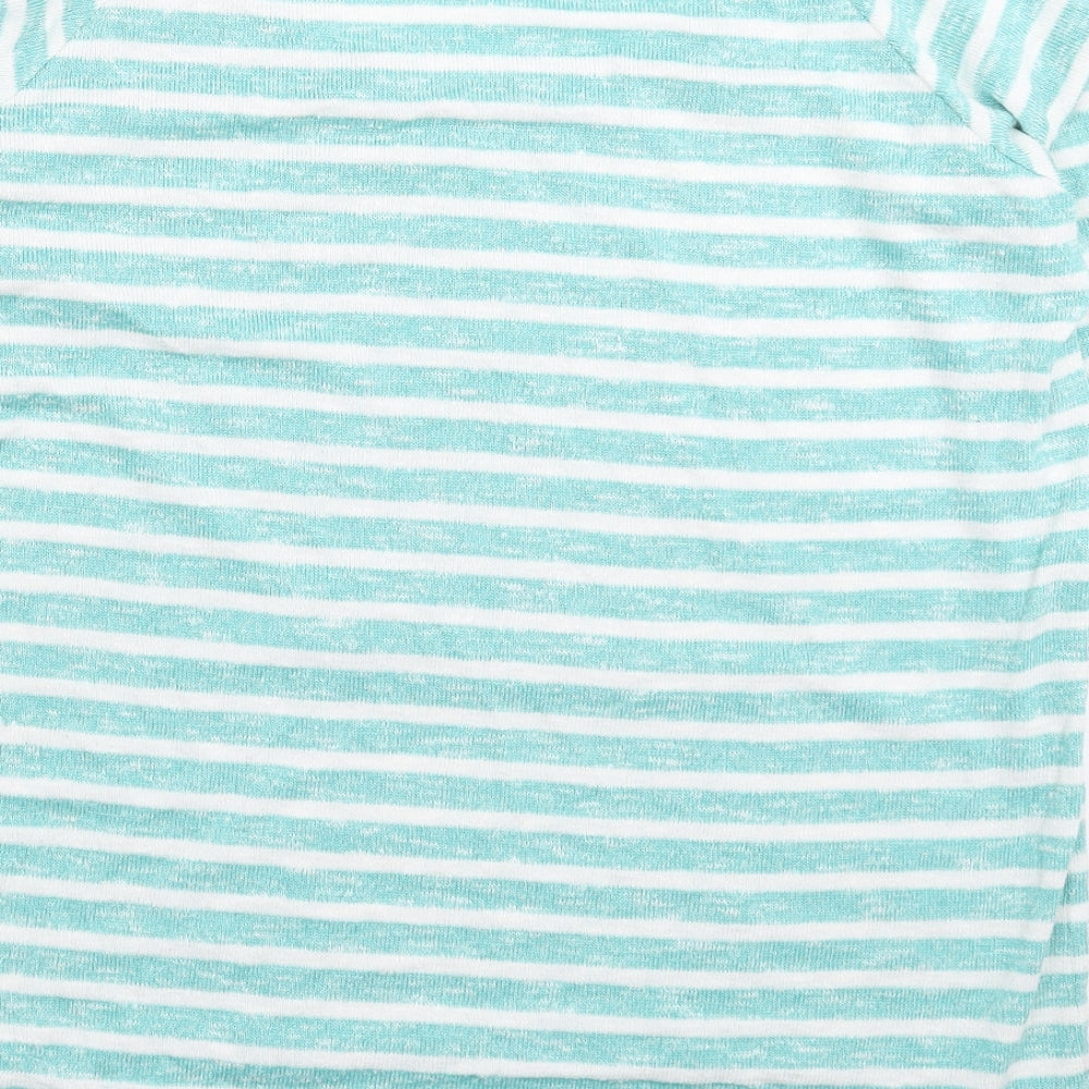 TU Womens Multicoloured Striped Knit Pullover Jumper Size 14