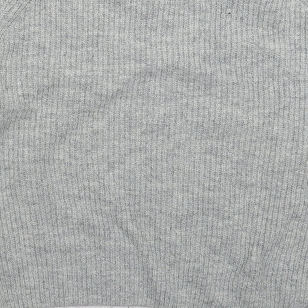 Womens UK Size 8 Topshop Grey Pullover Jumper