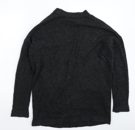 Womens UK Size S H&M Grey Cardigan Jumper