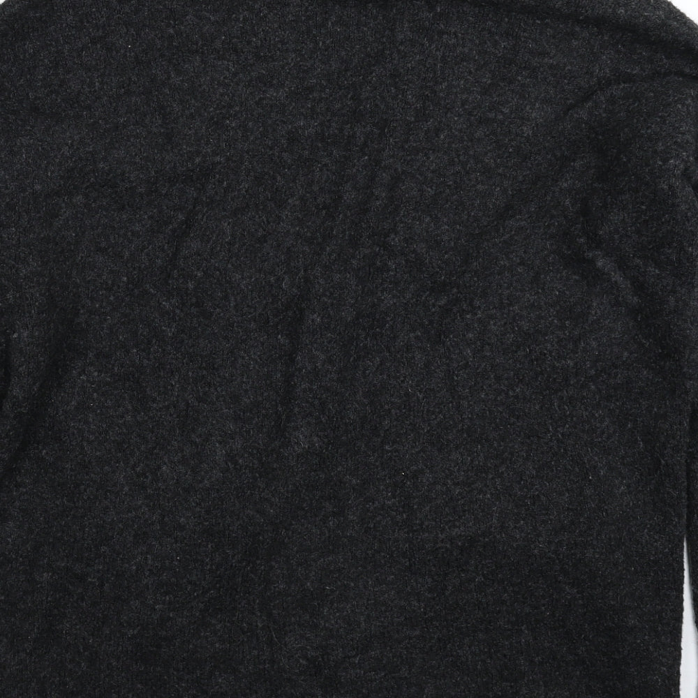 Womens UK Size S H&M Grey Cardigan Jumper