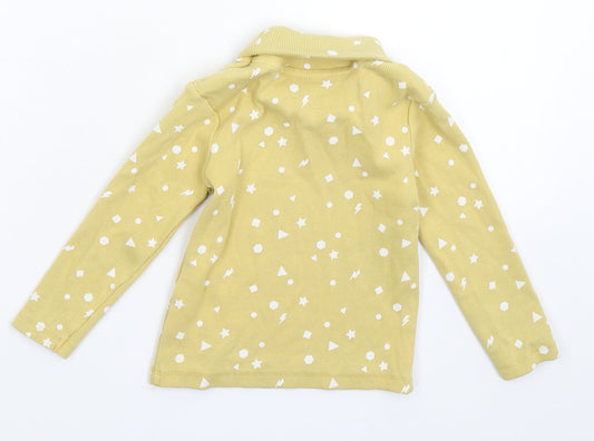 Primark Girls Beige Geometric Pullover Sweatshirt Size 2-3 Years