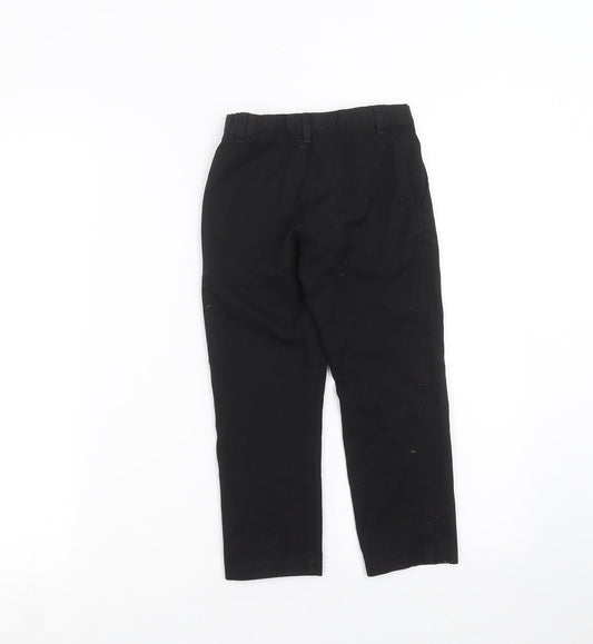 George Boys Black Dress Pants Trousers Size 4-5 Years - school