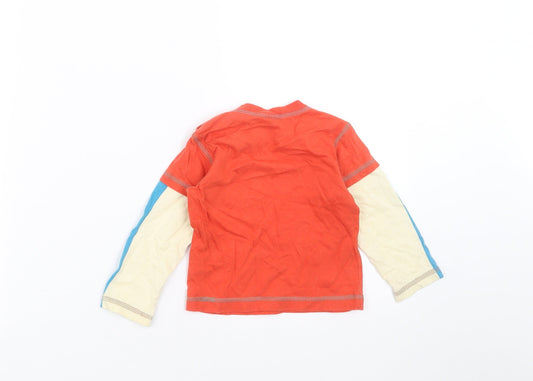 Mini Club Baby Orange Basic T-Shirt Size 9-12 Months - Super Star