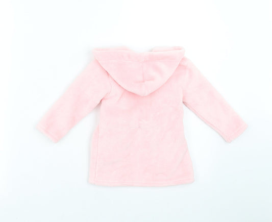 Earlydays Girls Pink Solid Robe Size 6-9 Months