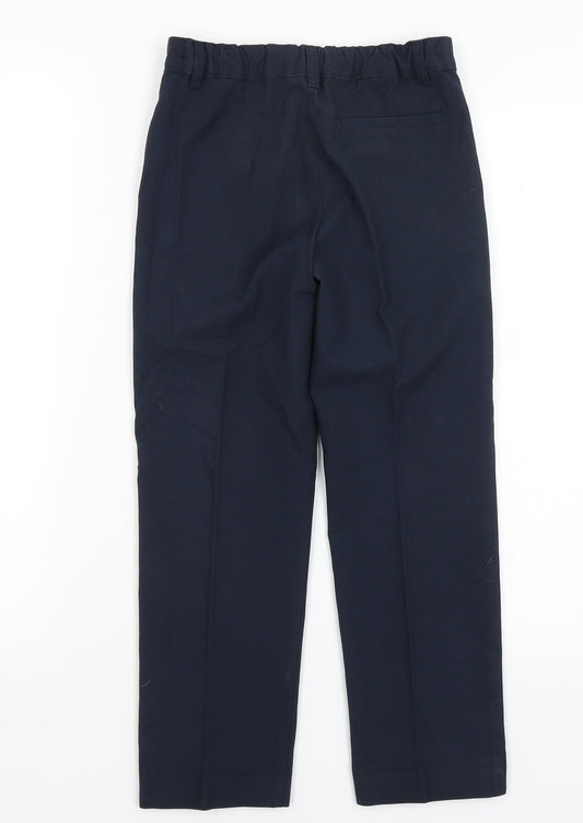 M&S Boys Blue Dress Pants Trousers Size 8-9 Years