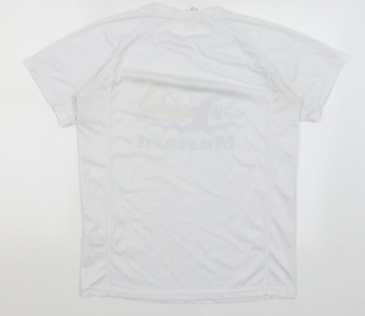 Roly Mens White Basic T-Shirt Size M - Keen As Mustard