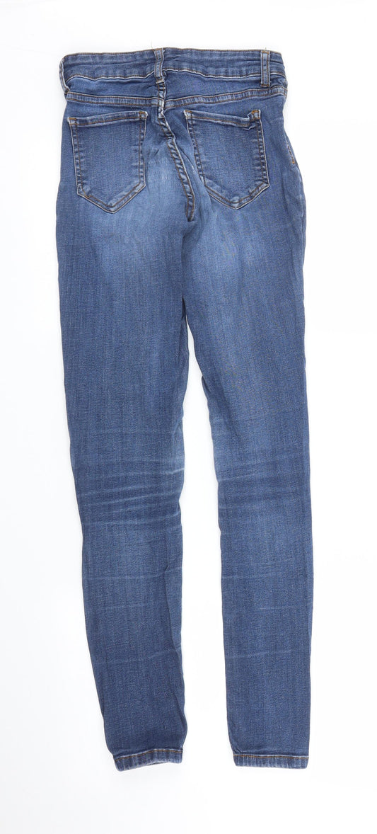 Amisu Girls Blue Denim Skinny Jeans Size 12-13 Years