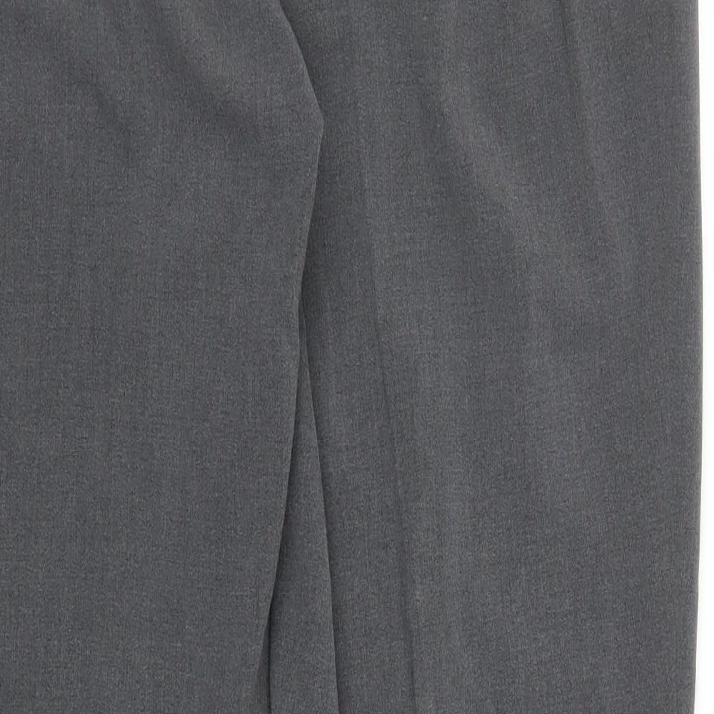 BM Womens Grey Trousers Size 16 L27 in