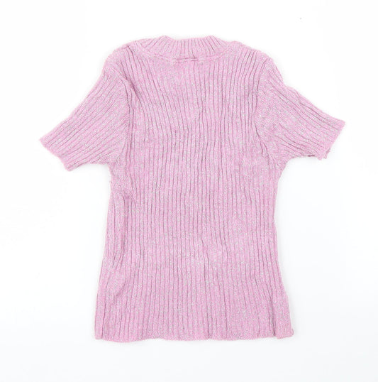 Items Girls Purple Basic Blouse Size 7 Years