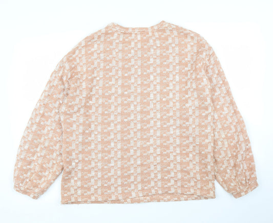 M&S Womens Pink Pullover Jumper Size 12
