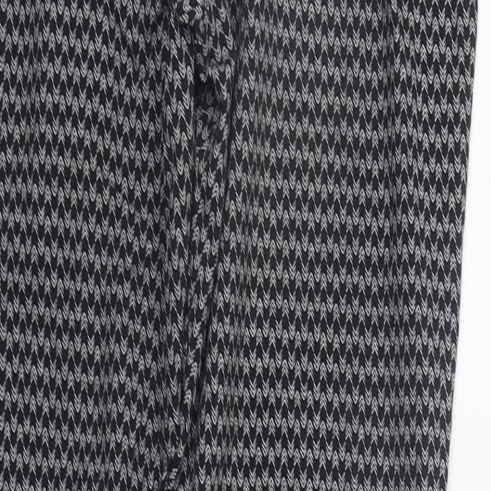 Womens UK Size 14 Red Herring Regular Fit Black Trousers