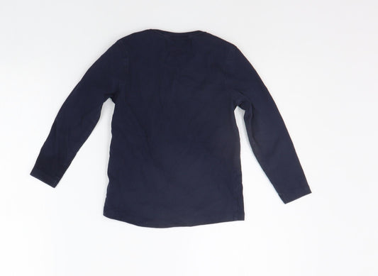 George Boys Blue Basic T-Shirt Size 3-4 Years