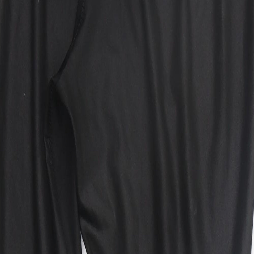 Womens UK Size 12 Boohoo Regular Fit Jegging Black Trousers