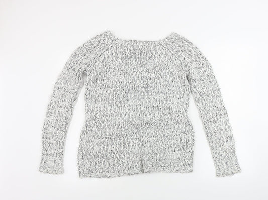 bad angels Womens Grey Pullover Jumper Size 10
