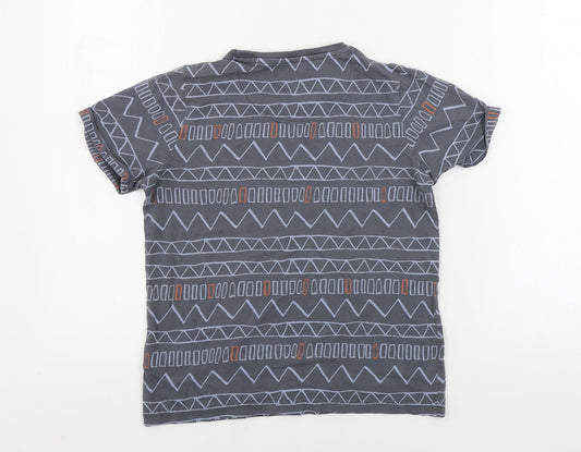Marks and Spencer Boys Grey Basic T-Shirt Size 9-10 Years