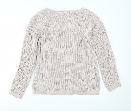 F&F Womens Pink Pullover Jumper Size 8