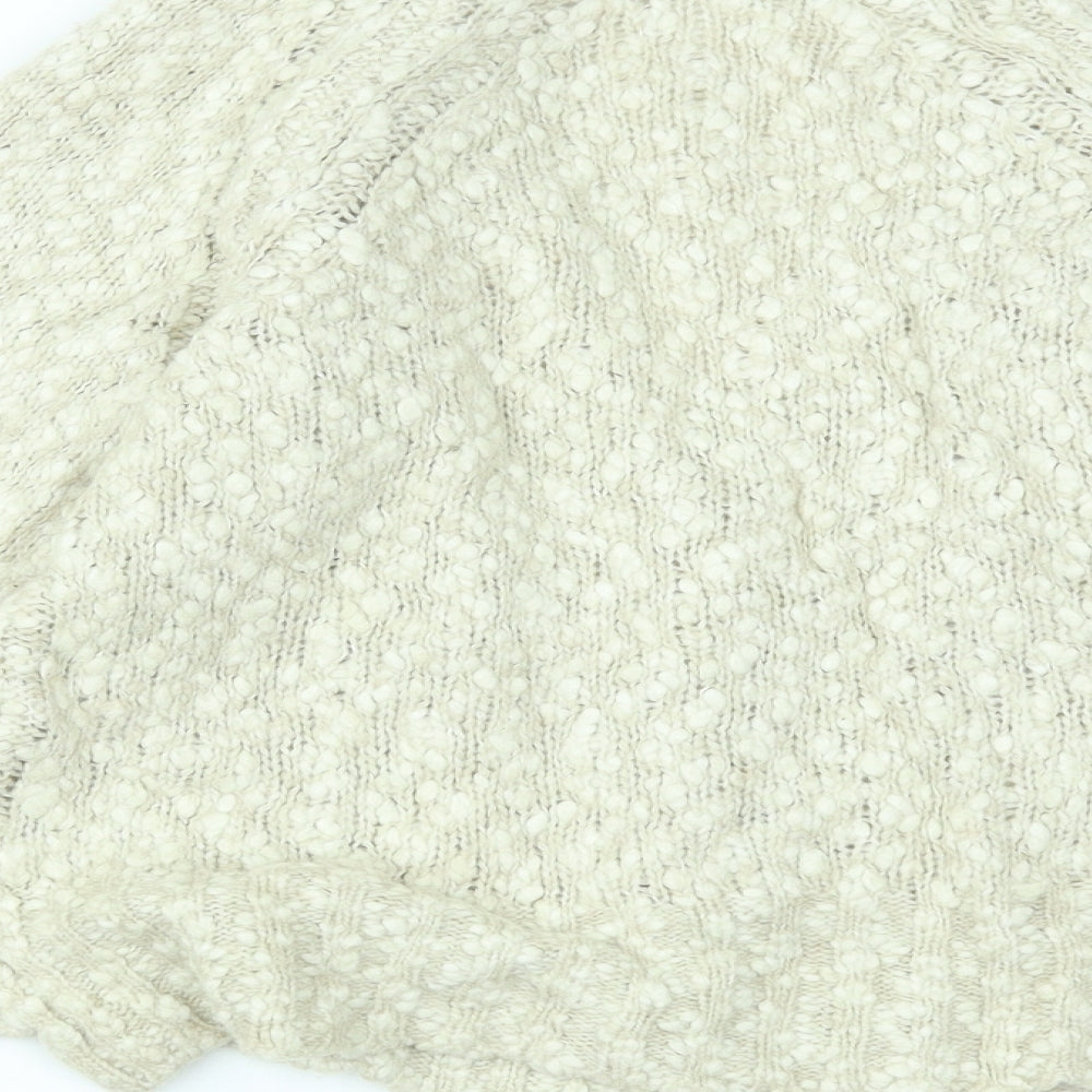 Womens UK Size M NEXT Beige Cardigan Jumper