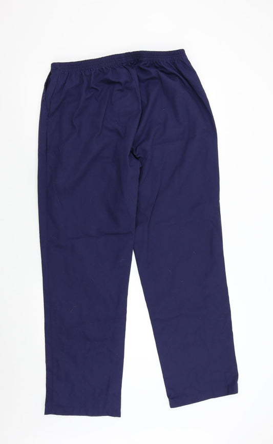 Carrington Womens Blue Trousers Size 18 L30 in