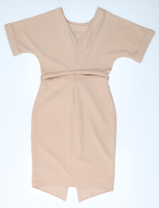 Collection London Womens Beige Bodycon Size 10