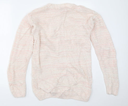 F&F Girls Pink Pullover Jumper Size 13-14 Years