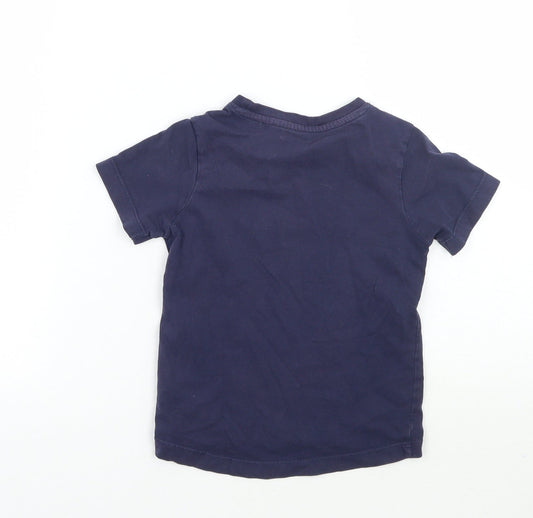 Nutmeg Girls Purple Basic T-Shirt Size 2 Years