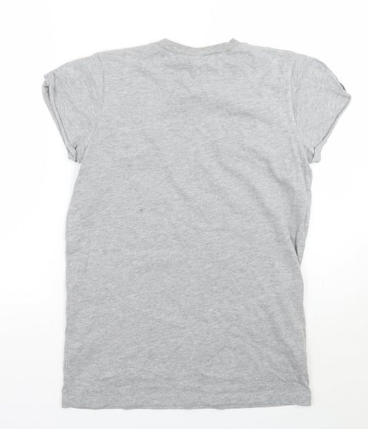 ASOS Womens Grey Basic T-Shirt Size 8