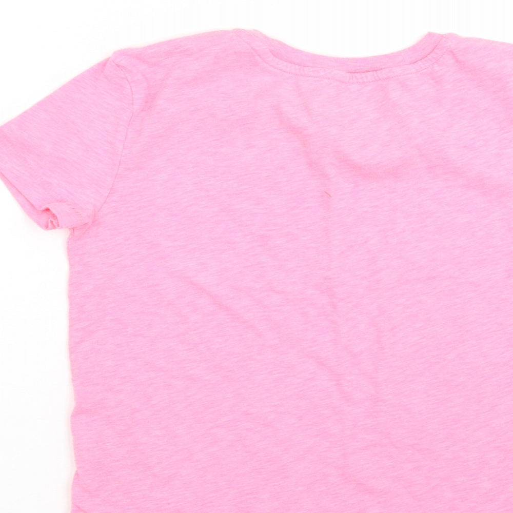 Gap Girls Pink Basic T-Shirt Size M