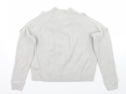 Womens UK Size XS H&M Grey Pullover Jumper