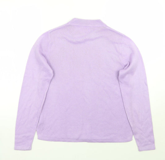 Womens UK Size M sarah hamilton Purple Pullover Jumper