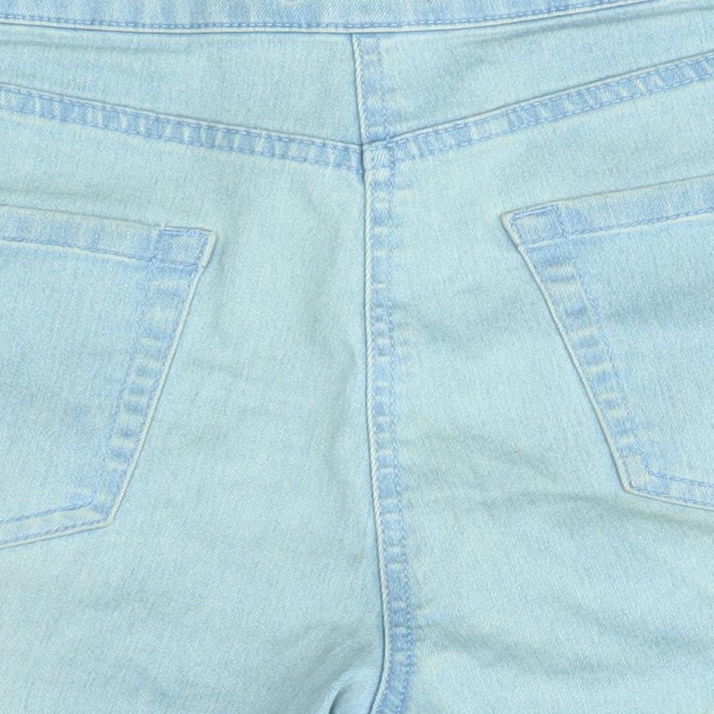 Matalan Womens Blue Boyfriend Shorts Size 12