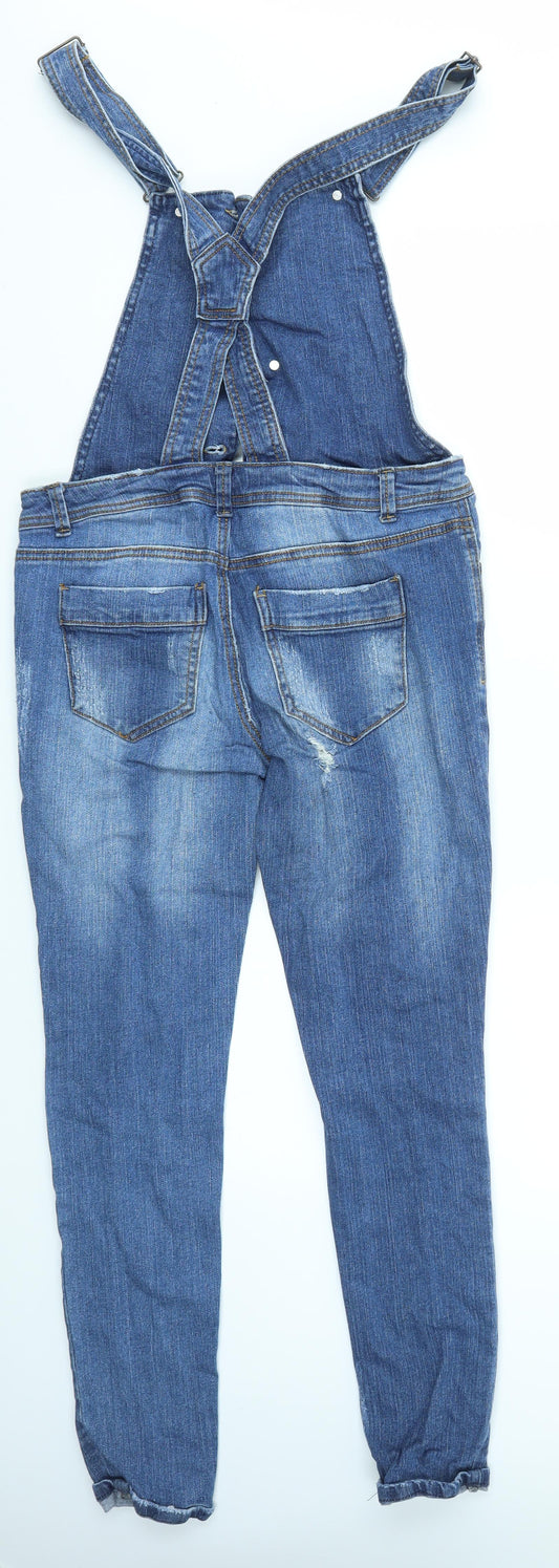 FOREVER 21 Womens Blue   Dungaree One-Piece Size S