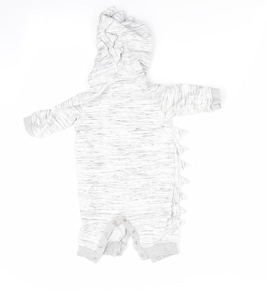 NEXT Boys Grey Animal Print Romper One-Piece Size 3-6 Months