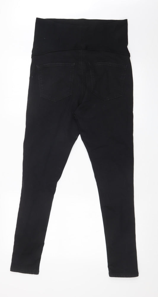 Topshop Womens Black Denim Skinny Jeans Size 32 in L32 in