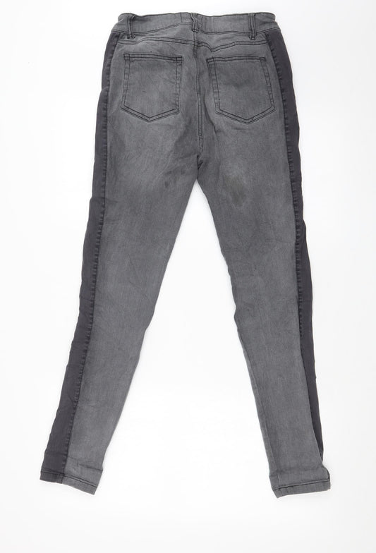 Womens UK Size 8 Janina Regular Fit Skinny Grey Jeans