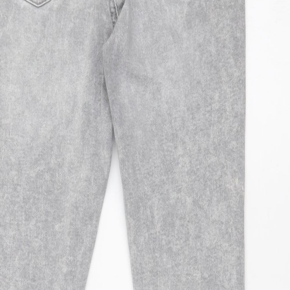 DENIM CO Womens Grey Skinny Jeans Size 12 L26 in