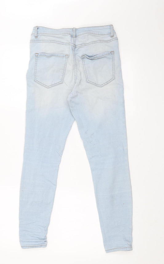 Preworn Womens Blue Skinny Jeans Size 26 in L25 in