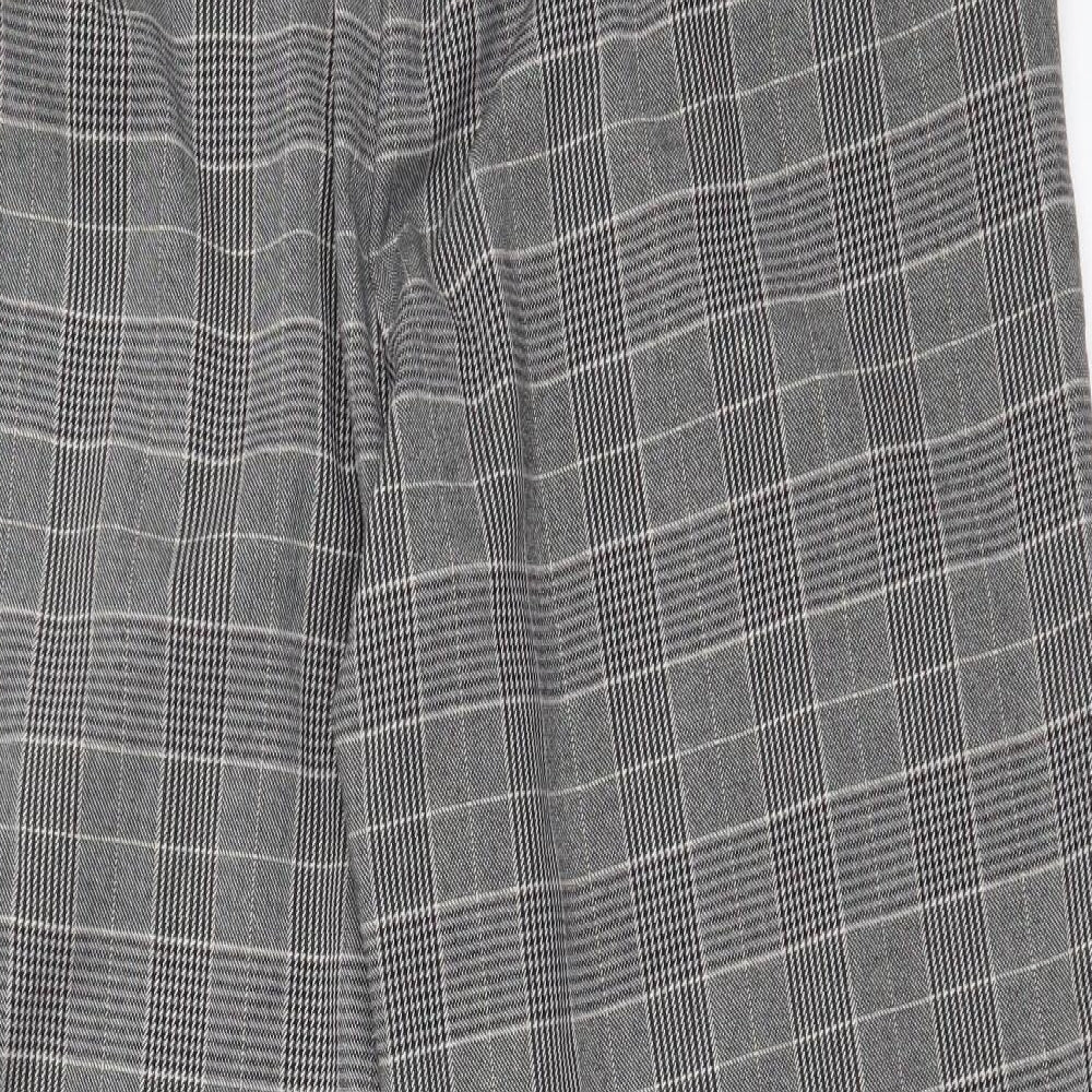Warehouse Womens Multicoloured Check Dress Pants Trousers Size 18 L24 in
