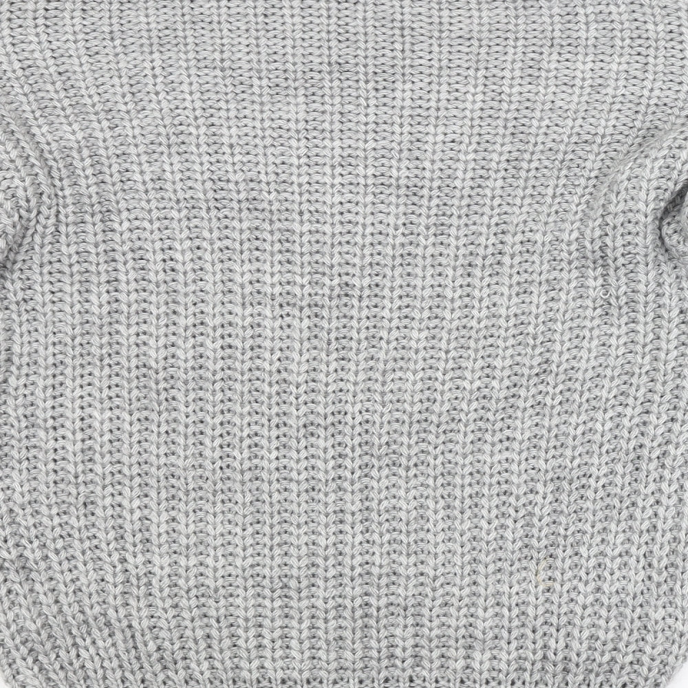Womens UK Size Preworn Grey Pullover Jumper