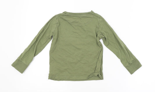 Mothercare Boys Green Pyjama Top Size 3-4 Years