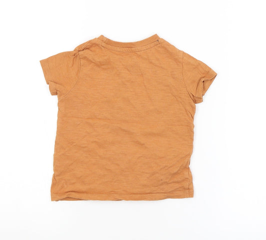 F&F Baby Orange Basic T-Shirt Size 12-18 Months