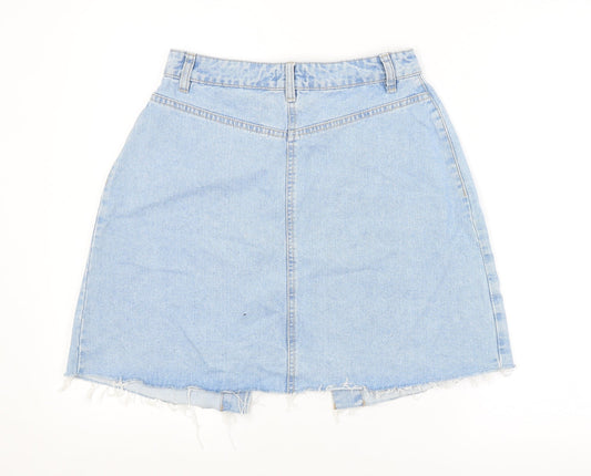 /DENIM Womens Blue A-Line Skirt Size 8