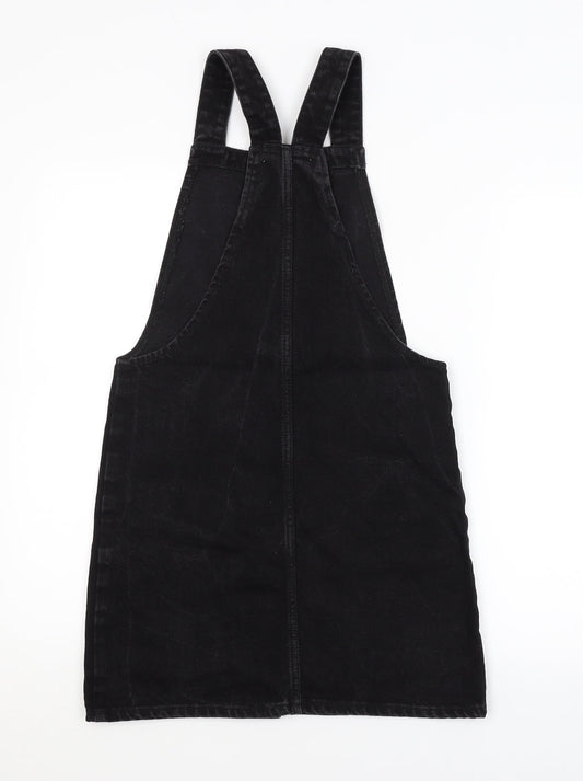 DENIM CO. Womens Black   Dungaree One-Piece Size 6