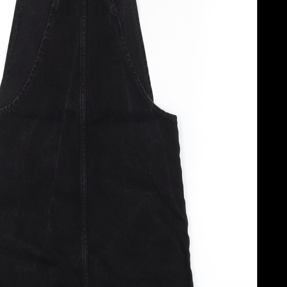 DENIM CO. Womens Black Dungaree One-Piece Size 6