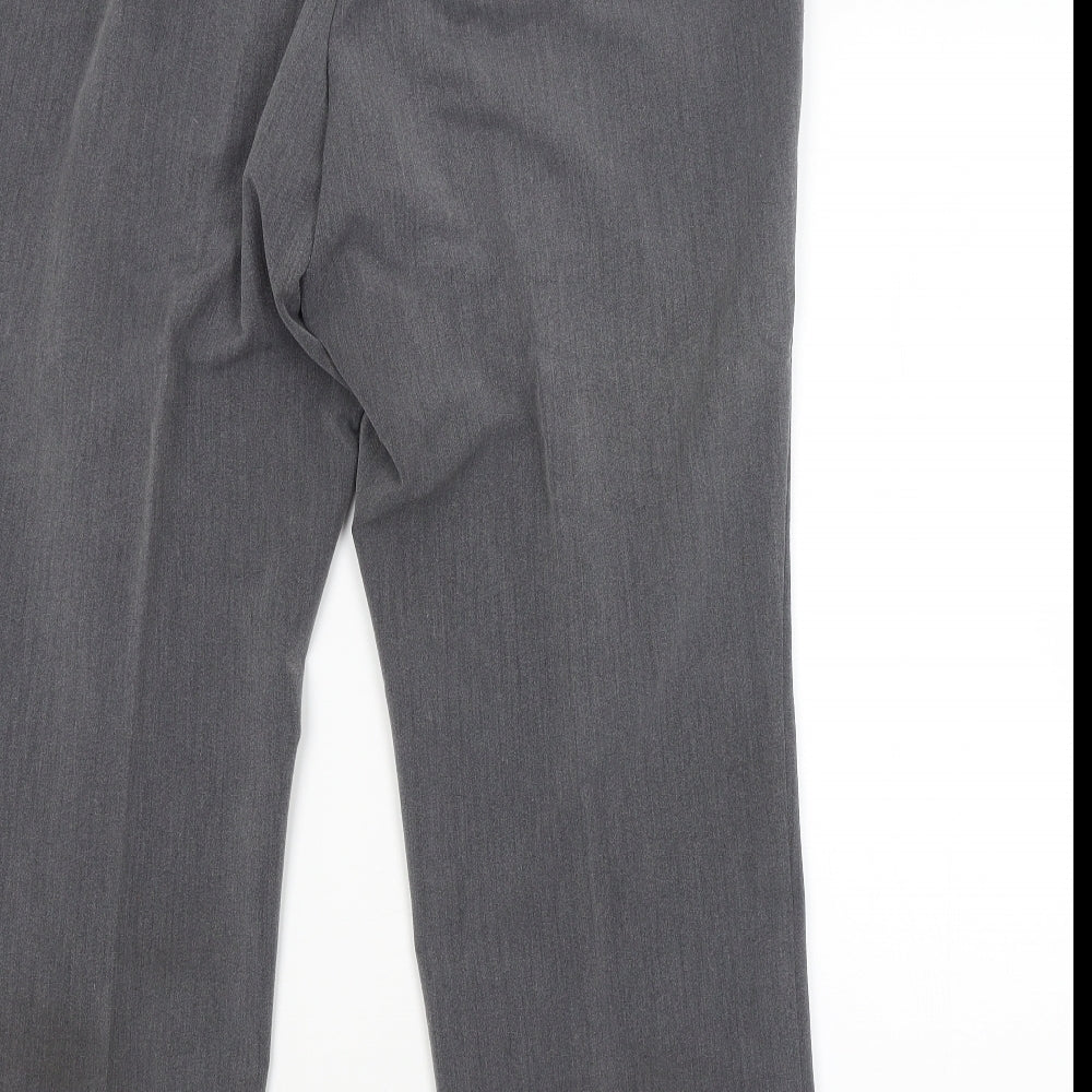 BM Womens Grey Trousers Size 18 L27 in
