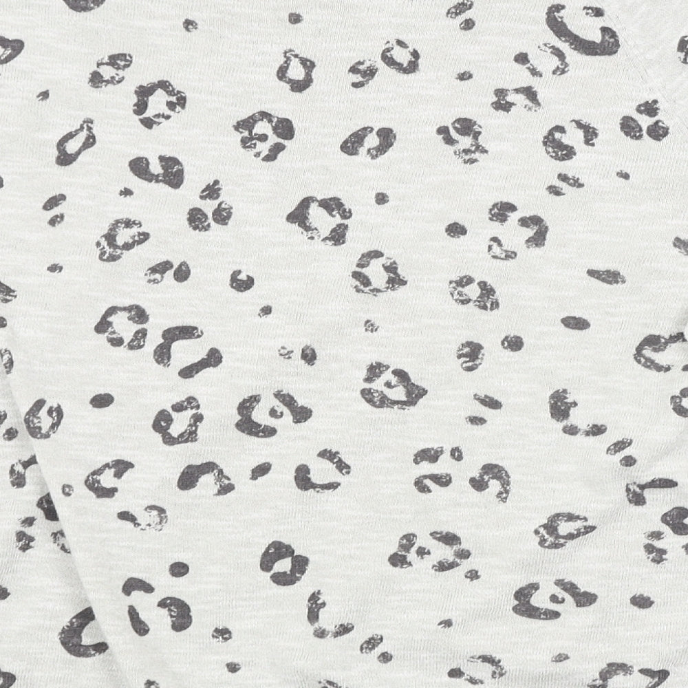 George Womens Grey Animal Print Pullover Jumper Size 12